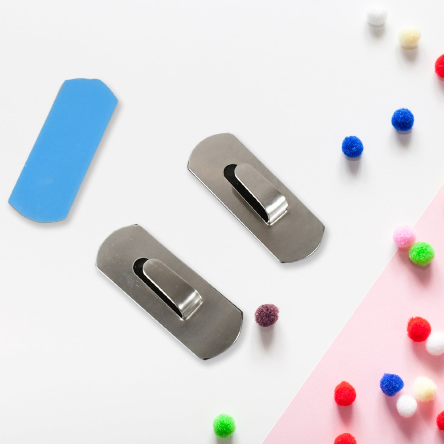 Self- Adhesive Hooks Heavy Duty Wall Hooks Hangers Stainless Steel Waterproof Sticky Hooks For Hanging Robe Coat Towel Kitchen Bathroom And. - Happy Price - Image 4