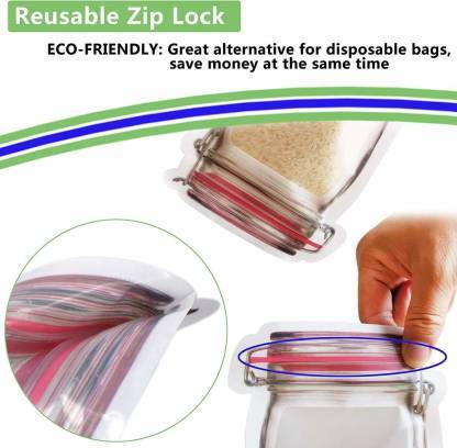 Plastics Transparent Jar Shaped Stand-up Pouch With Zipper - Happy Price - Image 7