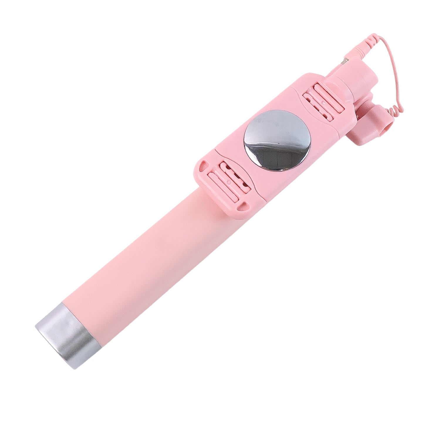 Wired Selfie Stick With Rearview Mirror  Built-in Shutter Button (1 Pc) - Happy Price - Image 5