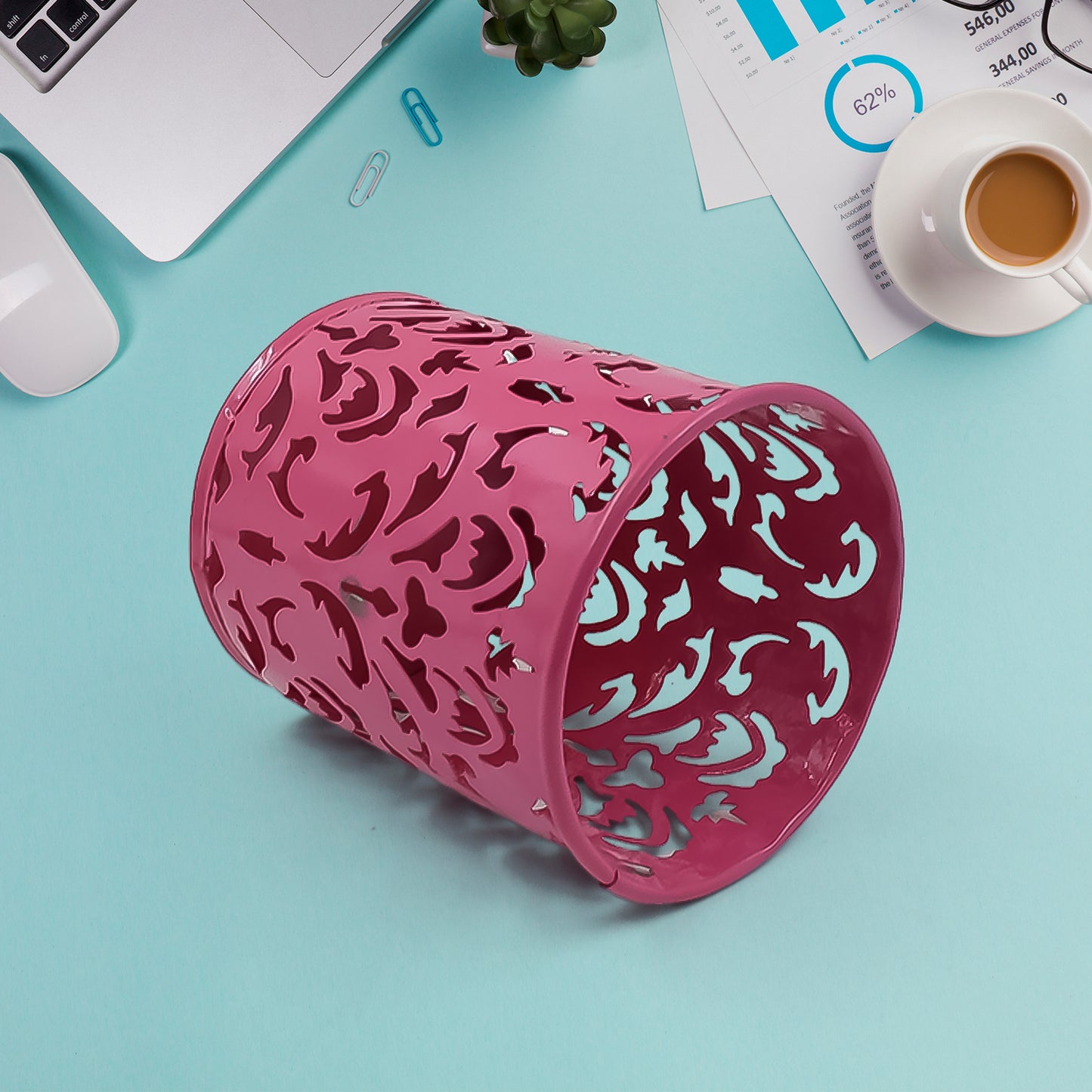 Pen Holder Office Desk Metal Mesh Pen Stand (1 Pc) - Happy Price - Image 3