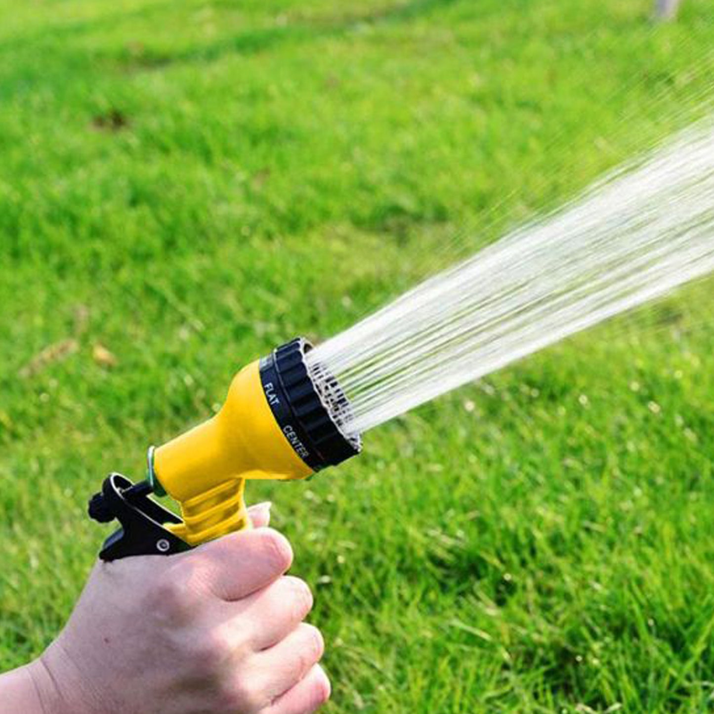 Hose Nozzle Garden Hose Nozzle Hose Spray Nozzle With 8 Adjustable Patterns Front Trigger Hose Sprayer Heavy Duty Metal Water Hose Nozzle For Cleaning Watering Washing Bathing - Happy Price - Image 5