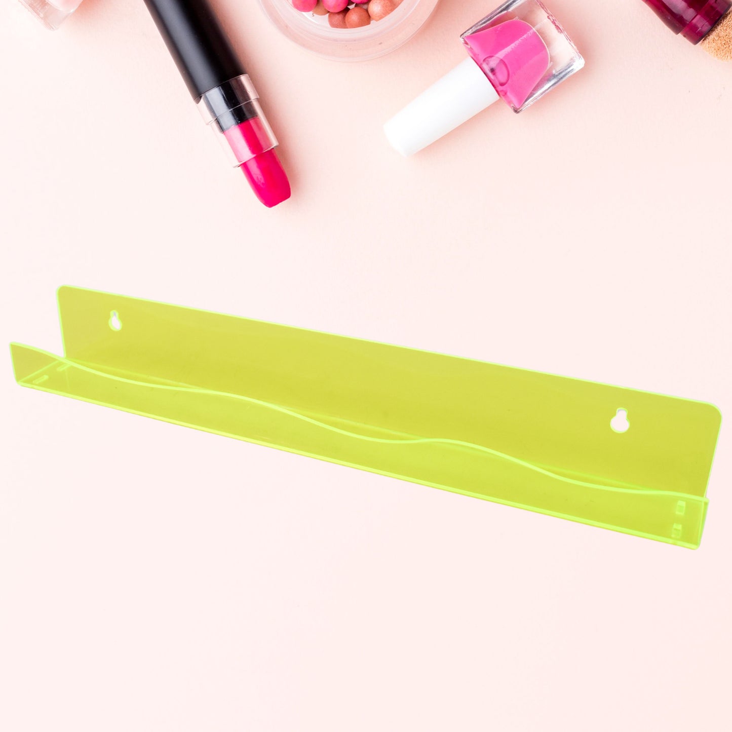 Acrylic Floating Shelves Wall Mounted Shelves (1 Pc  38 Cm Long) - Happy Price - Image 2