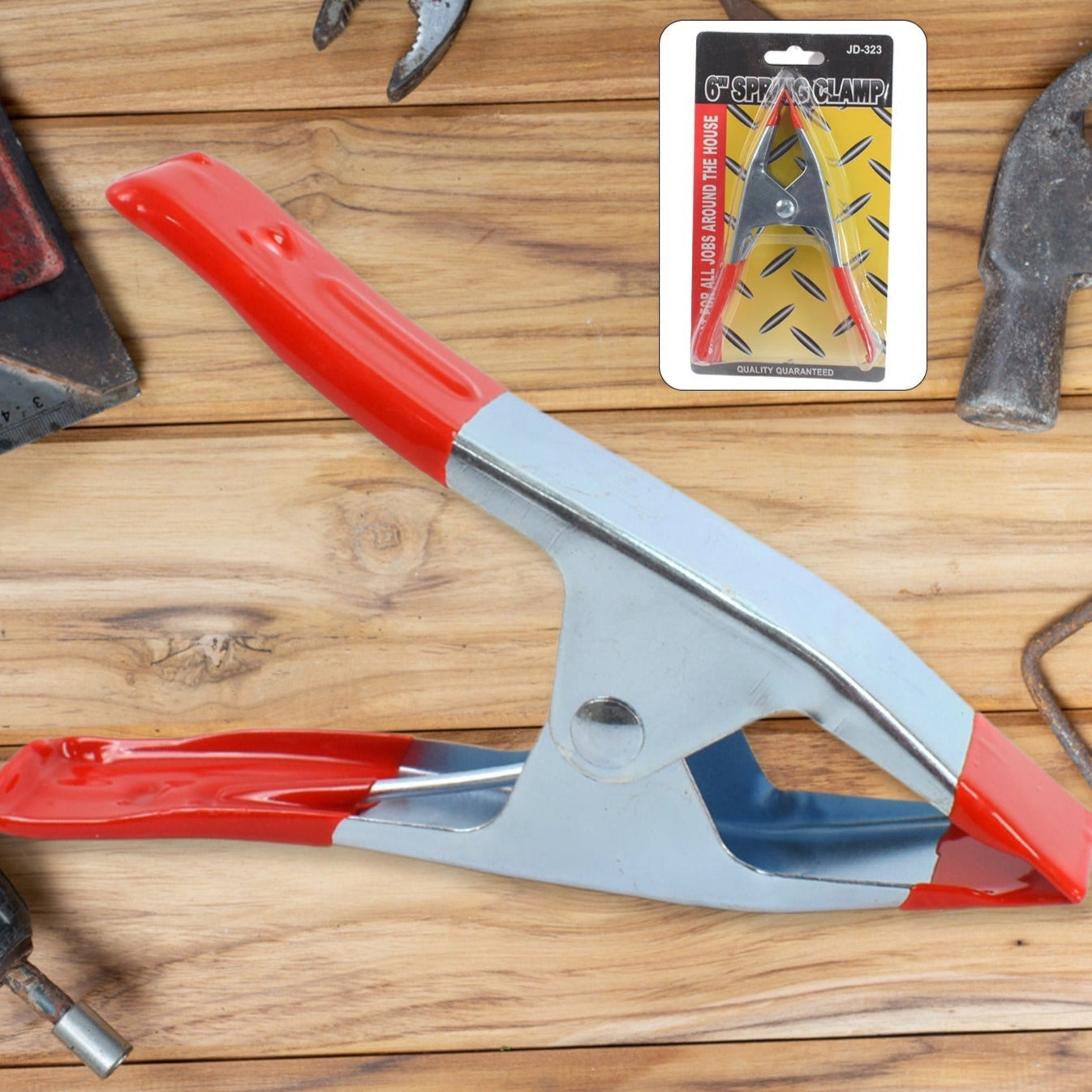 6 Inch Spring Clamps Heavy Duty Spring Metal Spring (1 Pc) - Happy Price - Image 1