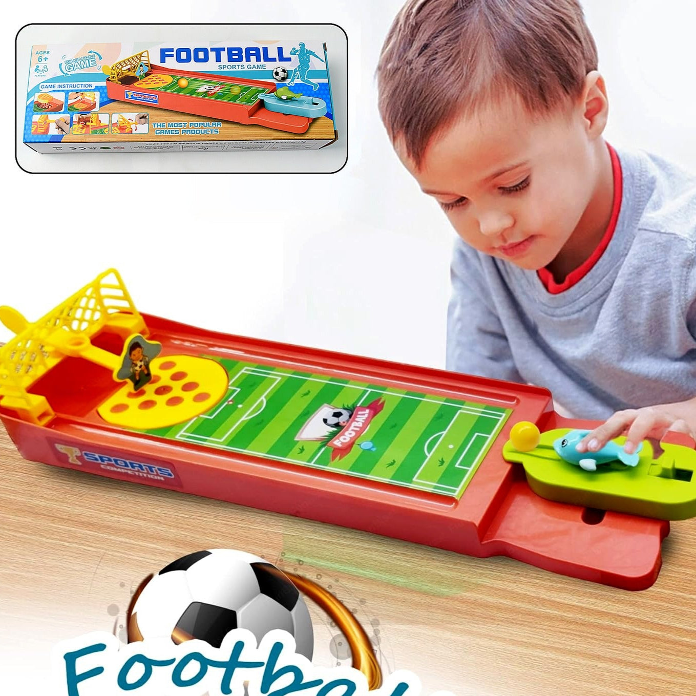Mini Table Top Finger Football Game For Kids-desktop Game For Kids Adults Fun Indoor Finger Bowling Game For Boys Girls Family Board Game - Happy Price - Image 2