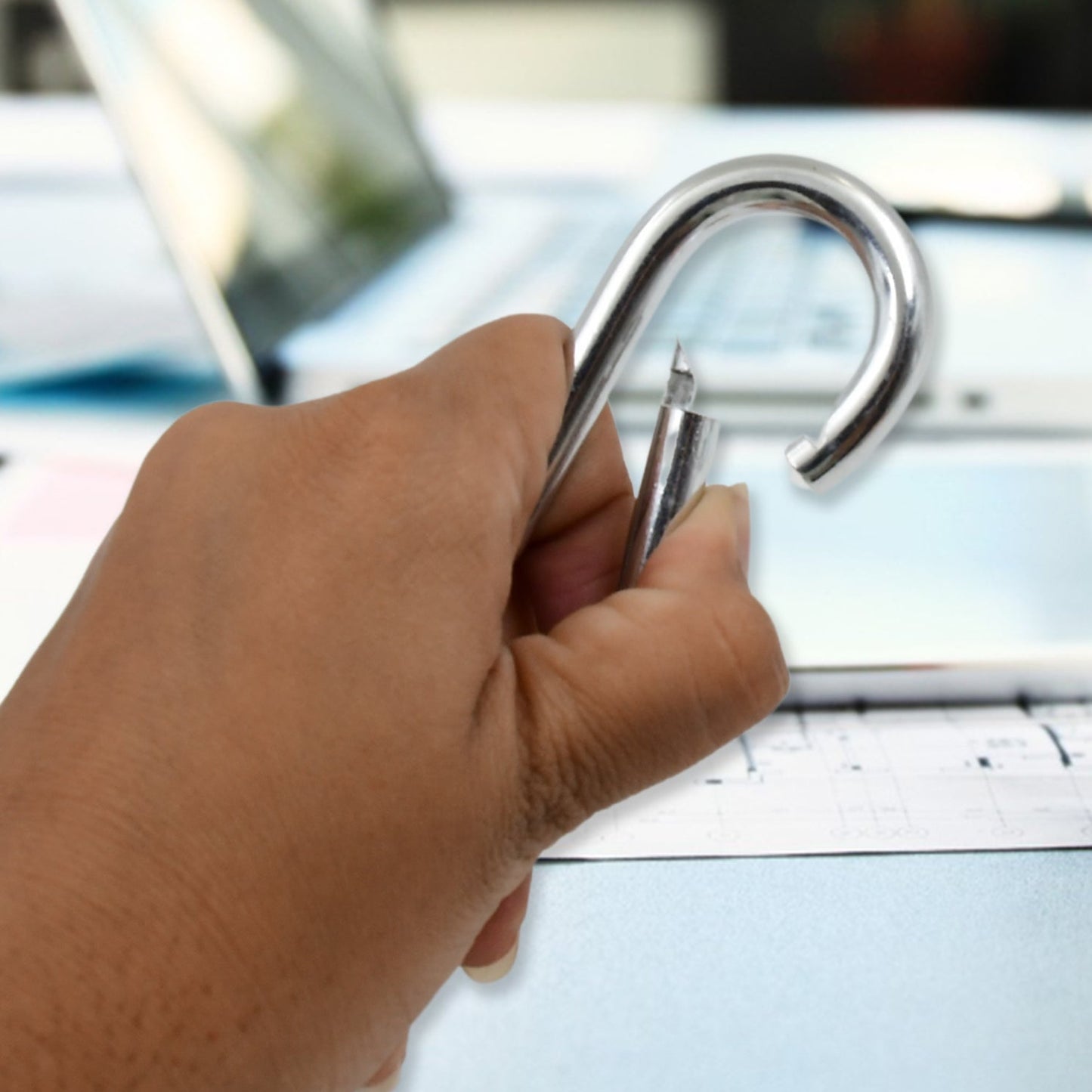 Stainless Steel Snap Hook (880 Mm  1 Pc) - Happy Price - Image 2