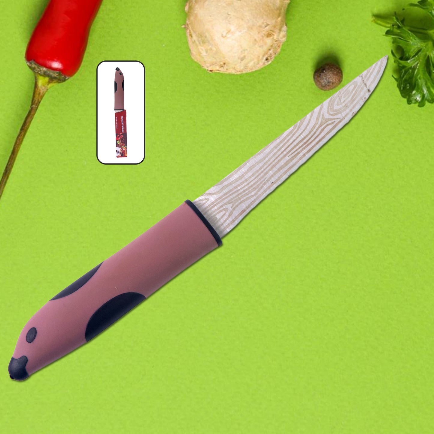 Multi-purpose Stainless Steel Kitchen Cutting Knife (1 Pc) - Happy Price - Image 2