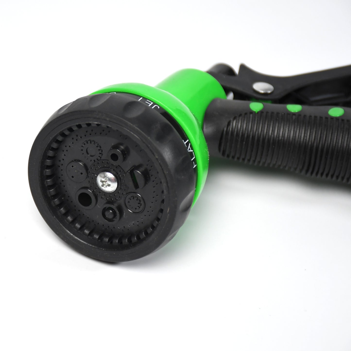 Hose Nozzle Garden Hose Nozzle Hose Spray Nozzle With 8 Adjustable Patterns Front Trigger Hose Sprayer Heavy Duty Metal Water Hose Nozzle For Cleaning Watering Washing Bathing - Happy Price - Image 3