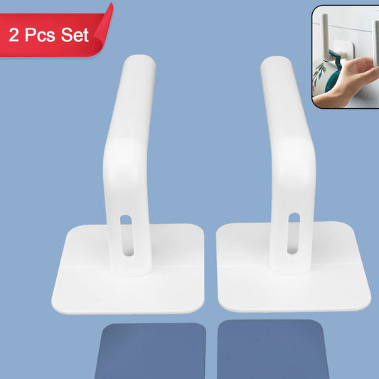 Multipurpose Shelf Organizer Hanging Storage Rack (2 Pc Set With 2 Adhesive Hook) - Happy Price - Image 1