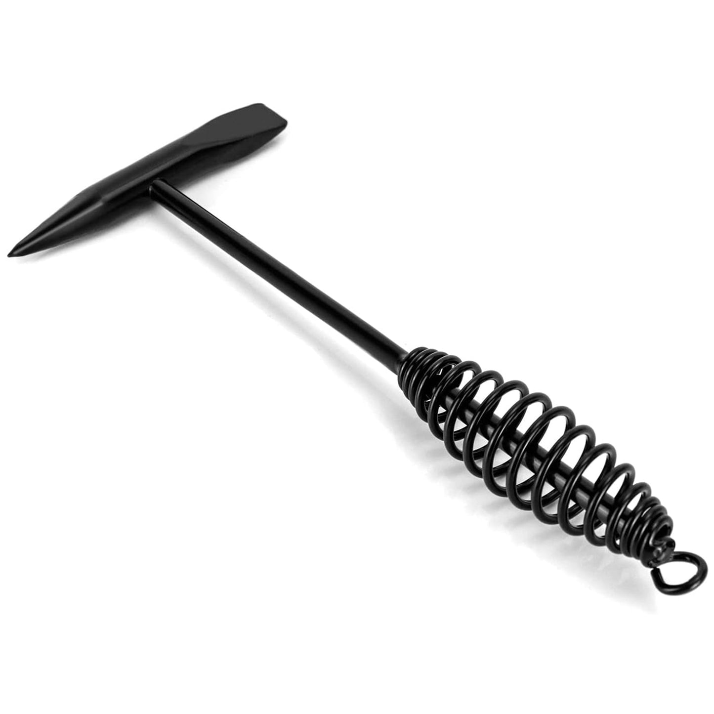 Welding Slag Removal Tool  Chipping Hammer With Coil Spring Handle Mufti Functional For Cleaning Removing Slag Industrial Weld Slag Spatter Removal Tool Welding Hammer For Machinery Electrician (1 Pc ) - Happy Price - Image 4
