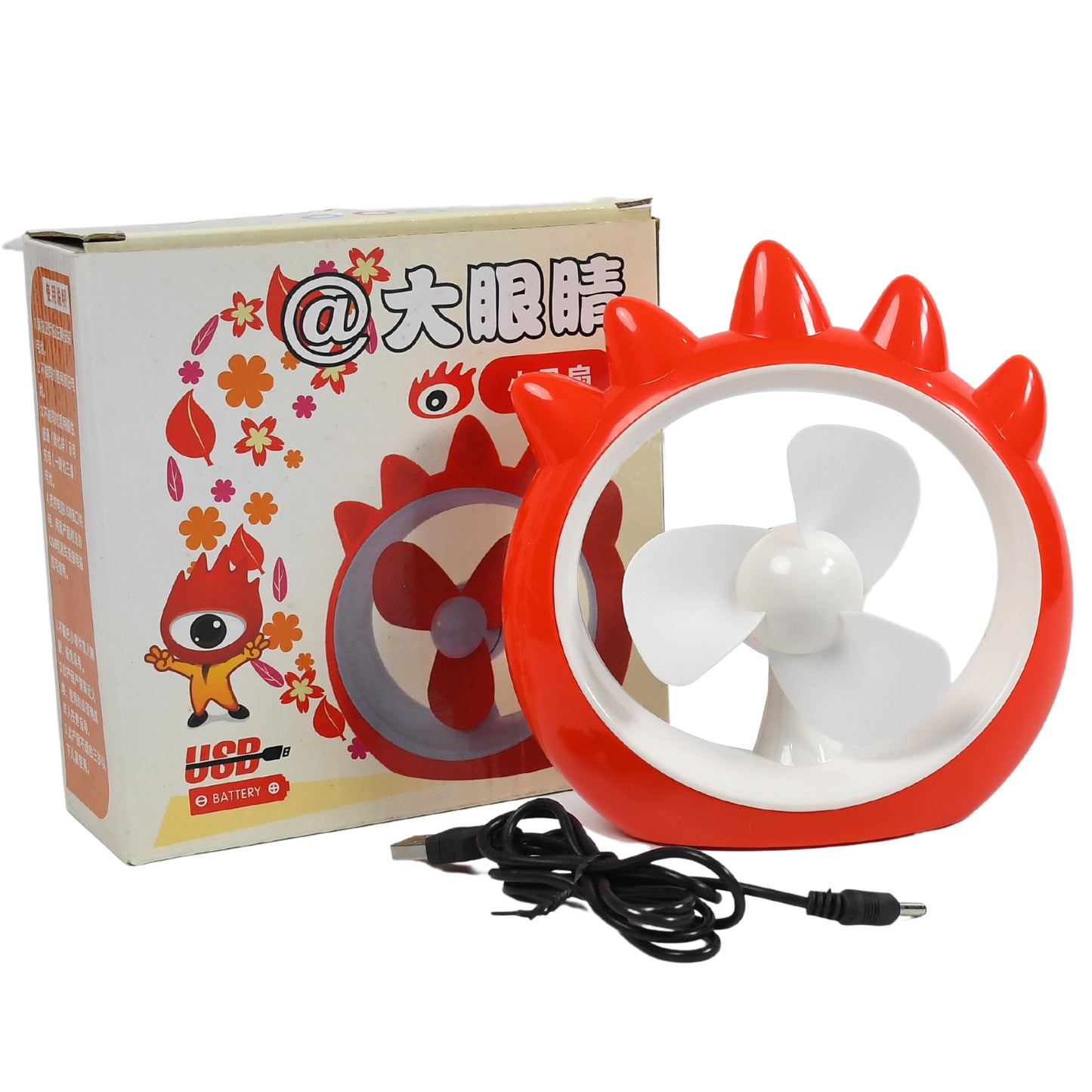 Mini Desktop Fan Rechargeable Table Fan Handheld Fan Usb Fan Desk Fan Cooling Fan For Home  Office  Car  Multi Use Fan (Battery Not Include) - Happy Price - Image 5