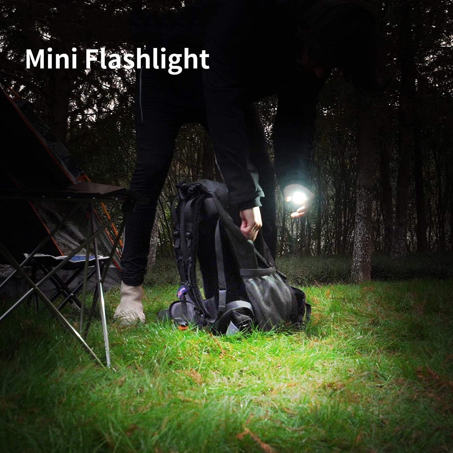 led battery Operated Keychain Flashlight Small Work Light Withfolding Bracket Bottle Opener For Camping Hiking Emergency (1 Pc  Moq - 36 Pcs) - Happy Price - Image 3