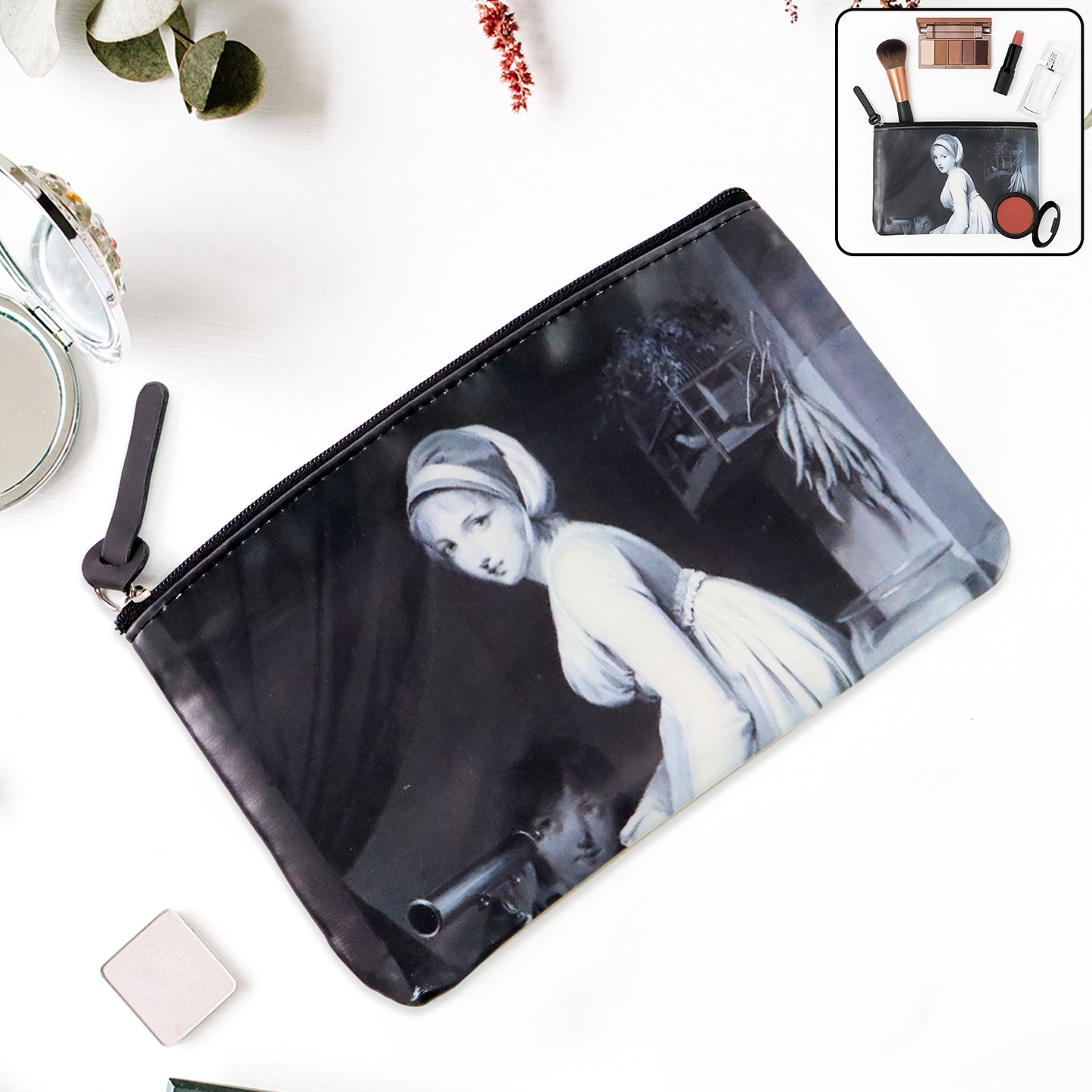 Stylish Multipurpose Makeup  Stationery Bag (19x12cm  1pc) - Happy Price - Image 7