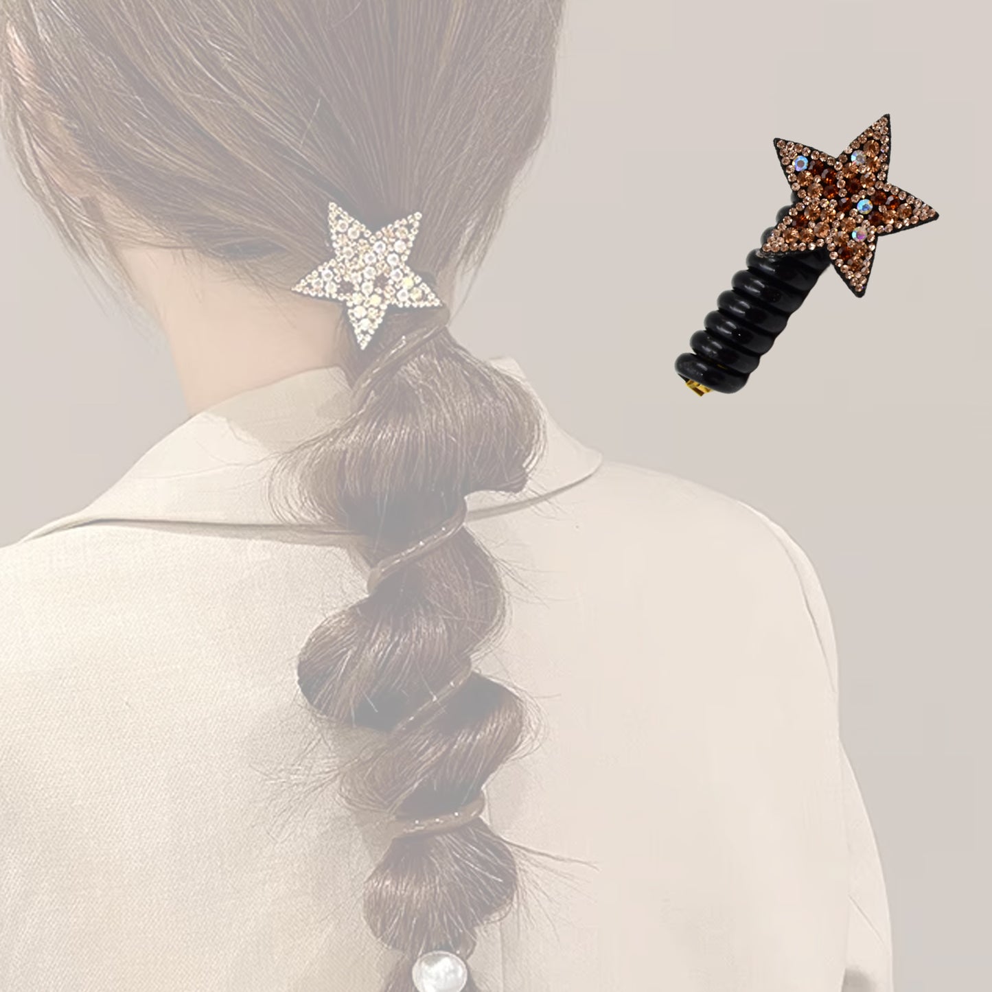 Colourful Telephone Wire Hairbands (1 Pc  Mix Design) - Happy Price - Image 3