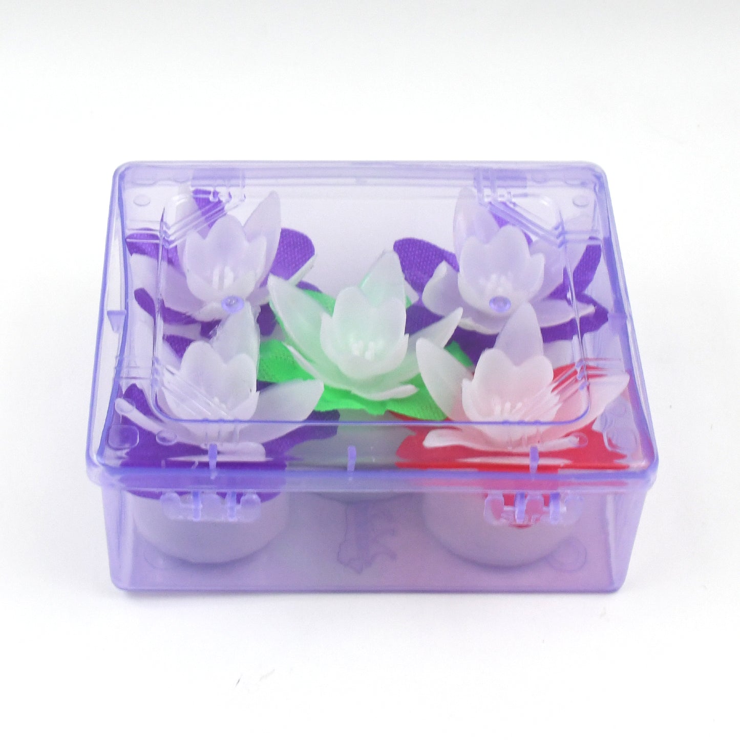 Decoration Candlesled Diwali Decor Lotus Flower Candle (5 Pc) - Happy Price - Image 6