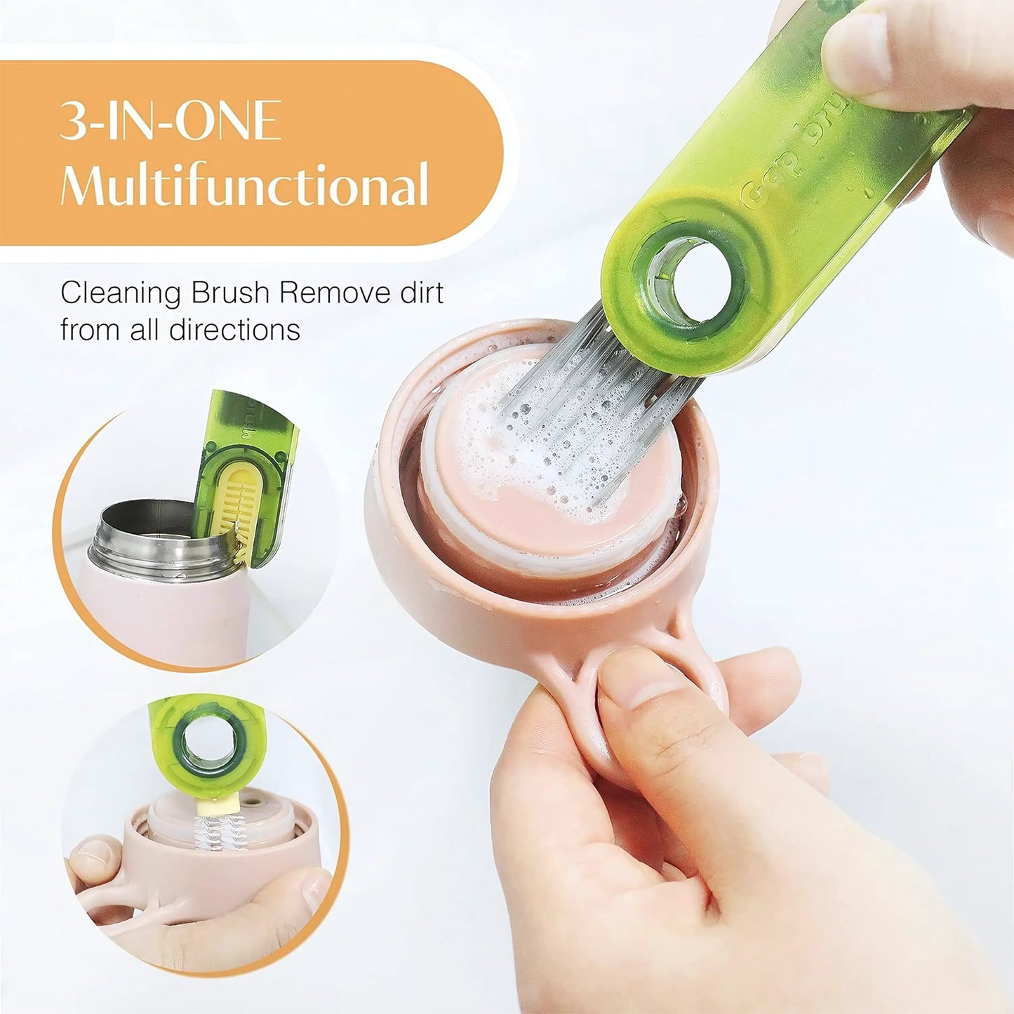 2-in-1 Multipurpose Cleaning Brush Tool (1 Pc) - Happy Price - Image 6
