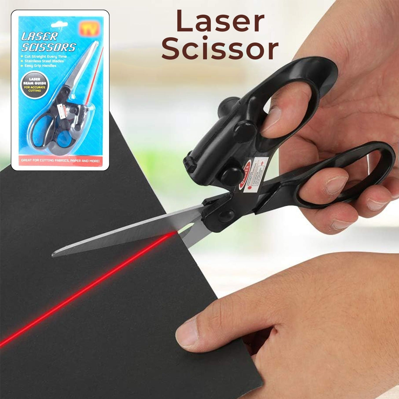 Professional Laser Scissors  (1 Pc) - Happy Price - Image 1