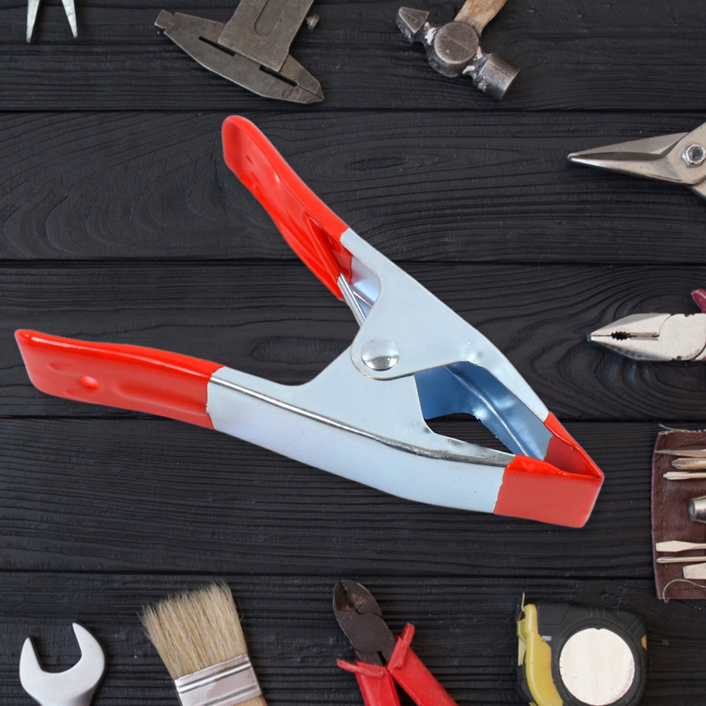 4 Inch Heavy Duty Spring Metal Spring Clamps (2 Pc Set) - Happy Price - Image 2