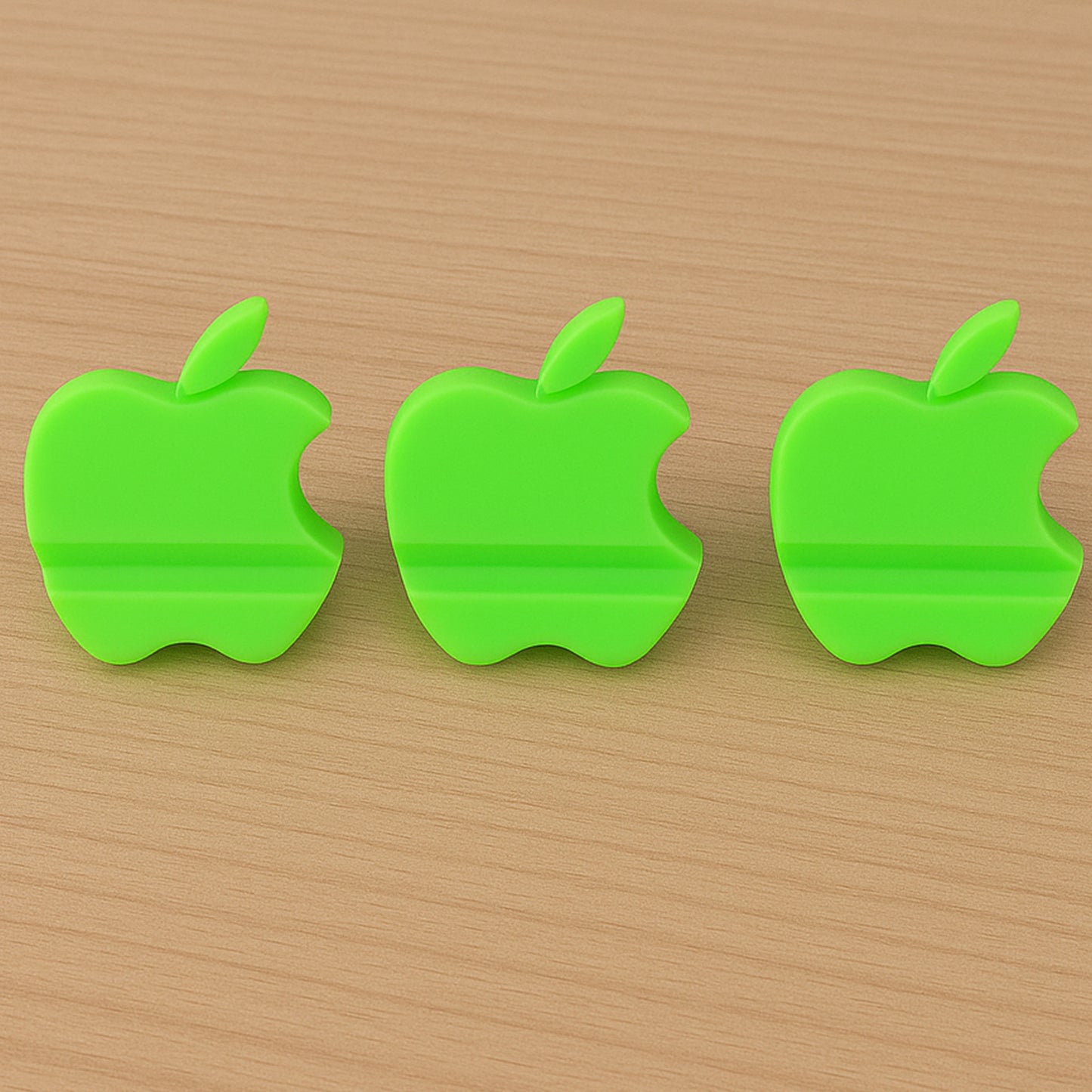 Apple-shaped Plastic Mobile Phone Holder (3 Pc  Mix Color) - Happy Price - Image 3