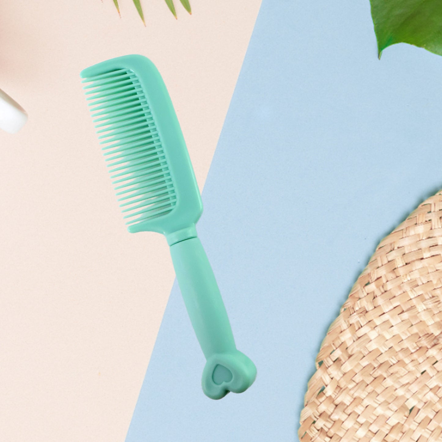 Plastic Hair Comb With Heart-shaped Handle (1 Pc) - Happy Price - Image 5