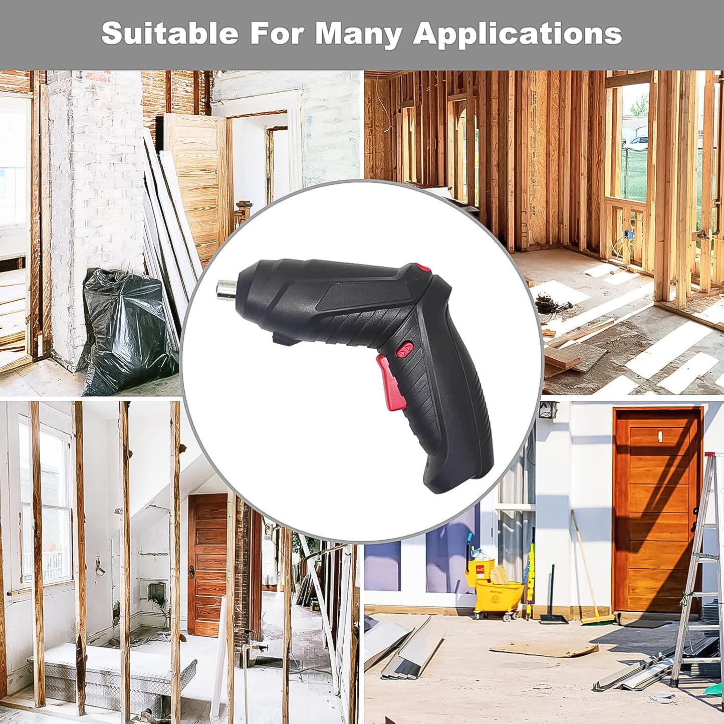 Small Screwdriver With Led Light Screwdrivers Bit Set (48 Pcs Set) - Happy Price - Image 5