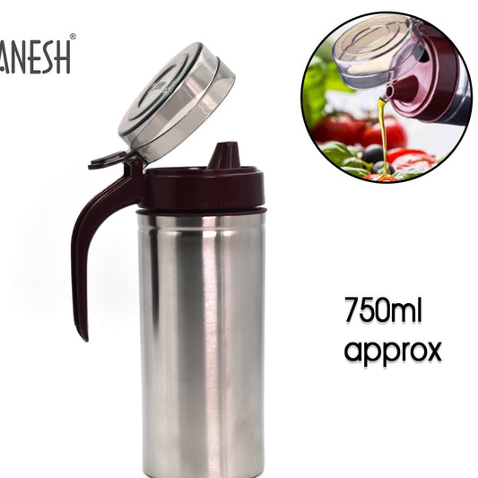 Oil Dispenser Stainless Steel With Small Nozzle 750ml - Happy Price - Image 1