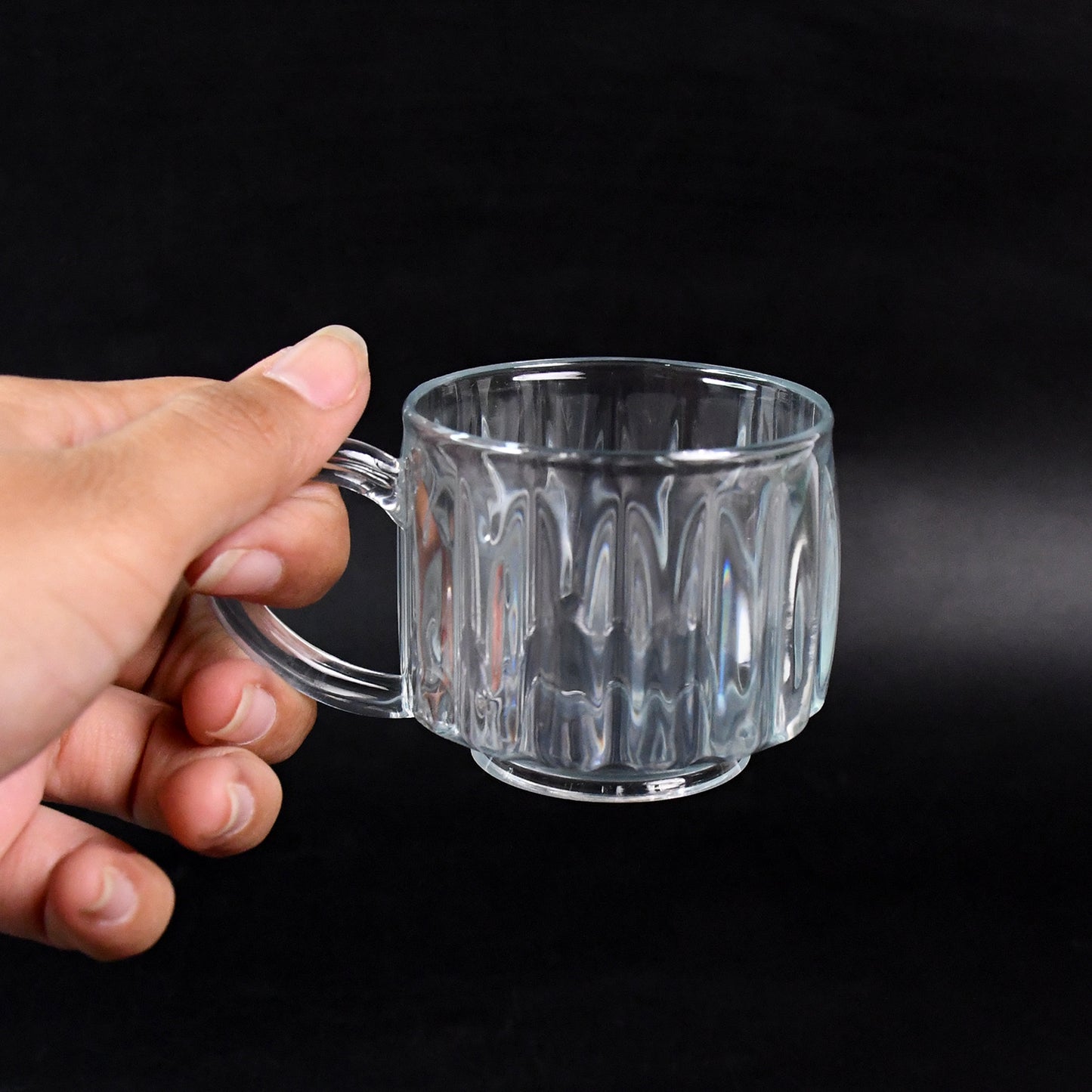 Unbreakable Transparent Plastic Tea Cups (Set Of 6 Pc) - Happy Price - Image 3