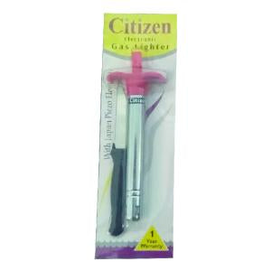 Stainless Steel Electronic Gas Lighter And Knife (2 In 1) - Happy Price - Image 2