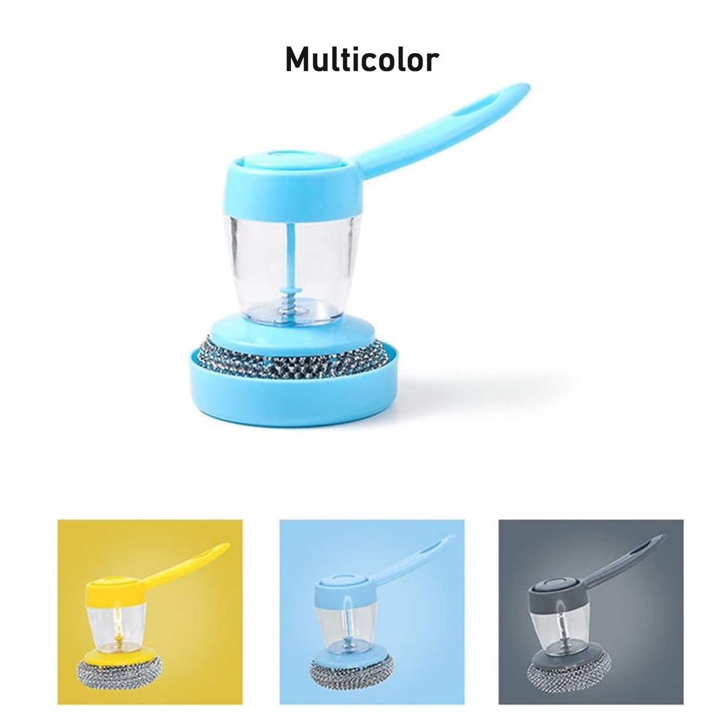 Handheld Soap Dispenser With Scrub (1 Set) - Happy Price - Image 5