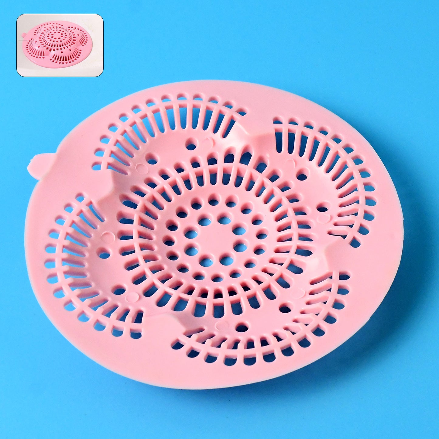 Multipurpose Silicone Sink Drain Hair Catcher And Filter Cover (1 Pc) - Happy Price - Image 2