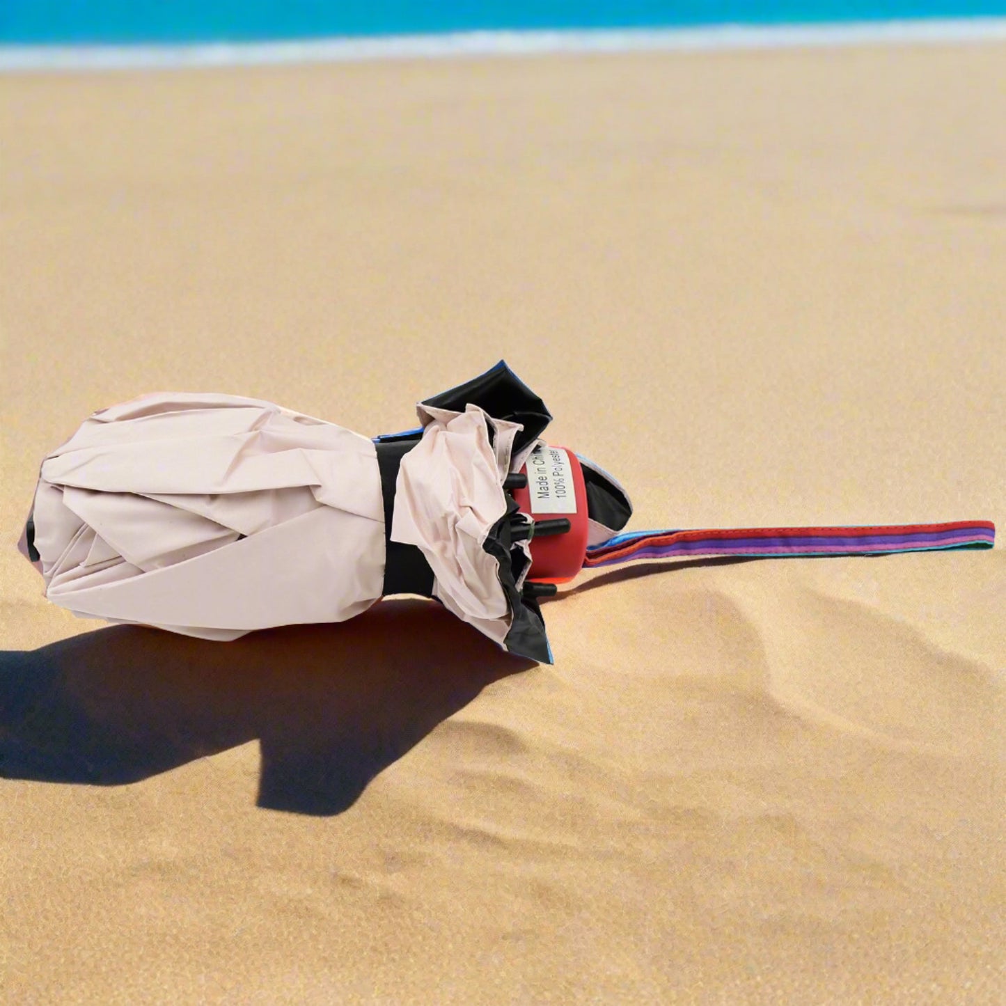 3-fold Sun  Rain Protective Solid Foldable Umbrella (1 Pc) - Happy Price - Image 5