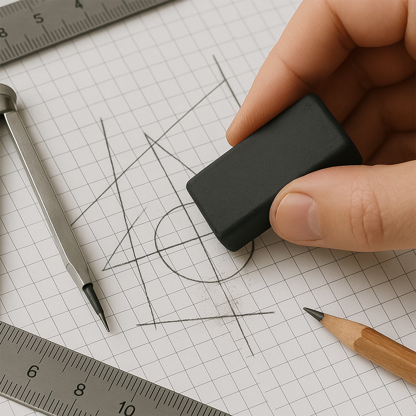 Fancy  Stylish Eraser (30 Pc  Mix Design) - Happy Price - Image 3