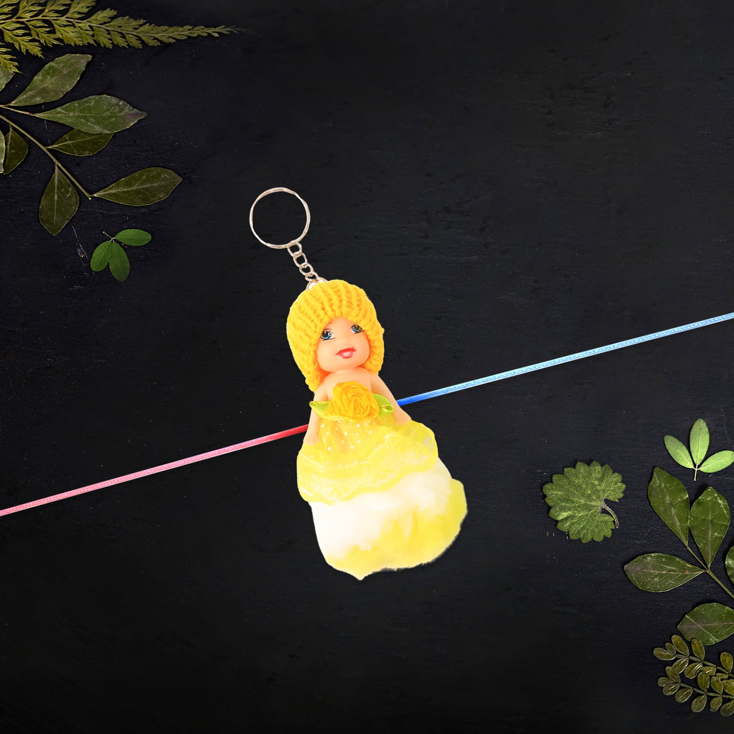2-in-1 Kids Doll Rakhi Cum Keychain  Stylish Soft Toy Rakhi For Raksha Bandhan  Daily Use As Bag Or Key Ring - Happy Price - Image 2