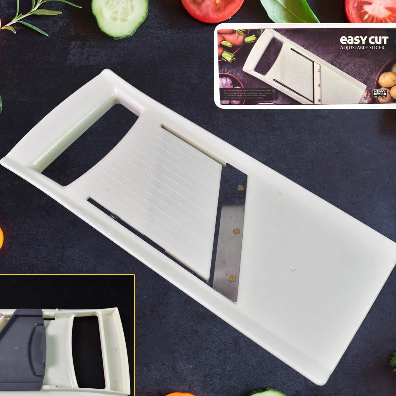 Adjustable Slicer For Cutting Fruits  Vegetable (1 Pc) - Happy Price - Image 1