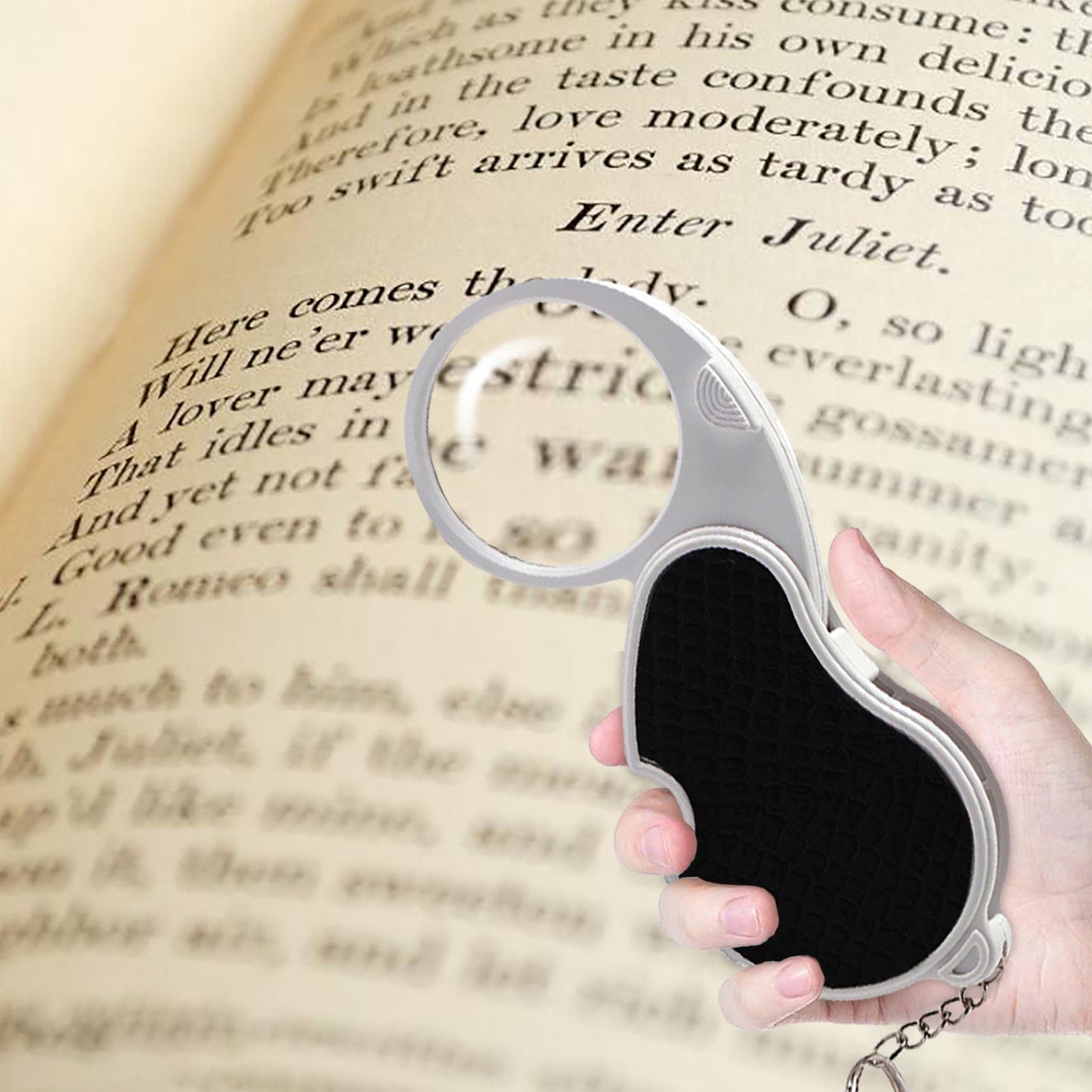 Double-magnification Led Magnifiers With Light (1 Pc  Big) - Happy Price - Image 3