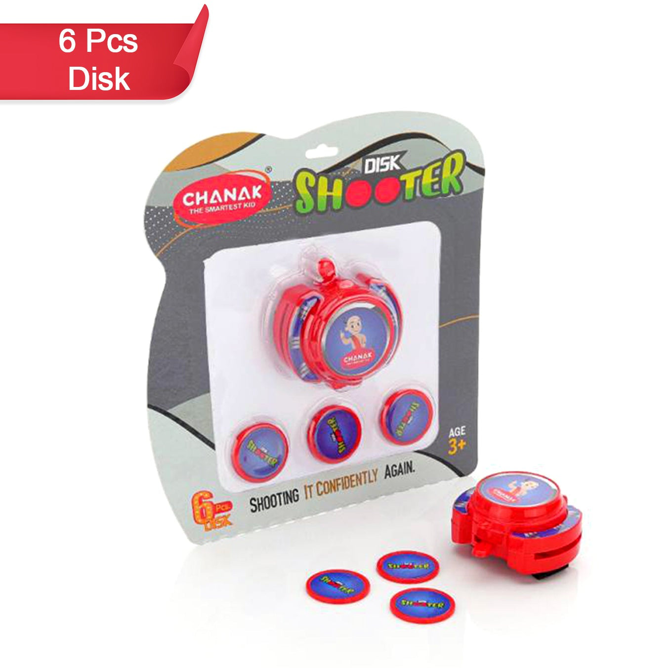 Exciting Hand Disk Shooter Toys Game Set For Kids. Amazing Flying Disc Game. Indoor  Outdoor - Happy Price - Image 1
