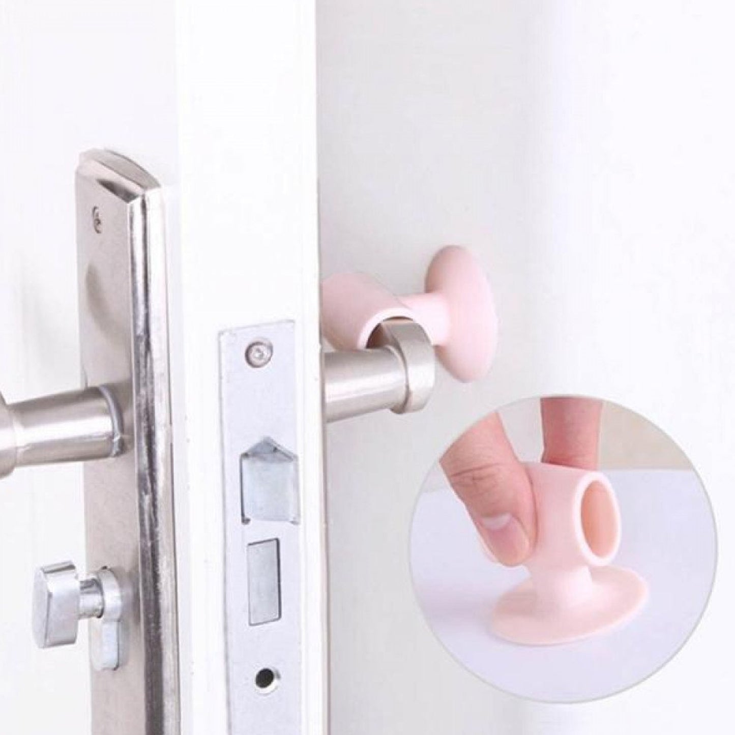 Door Stopper Mini Anti-collision Silicone Door Handle Crash Pad - Happy Price - Image 6