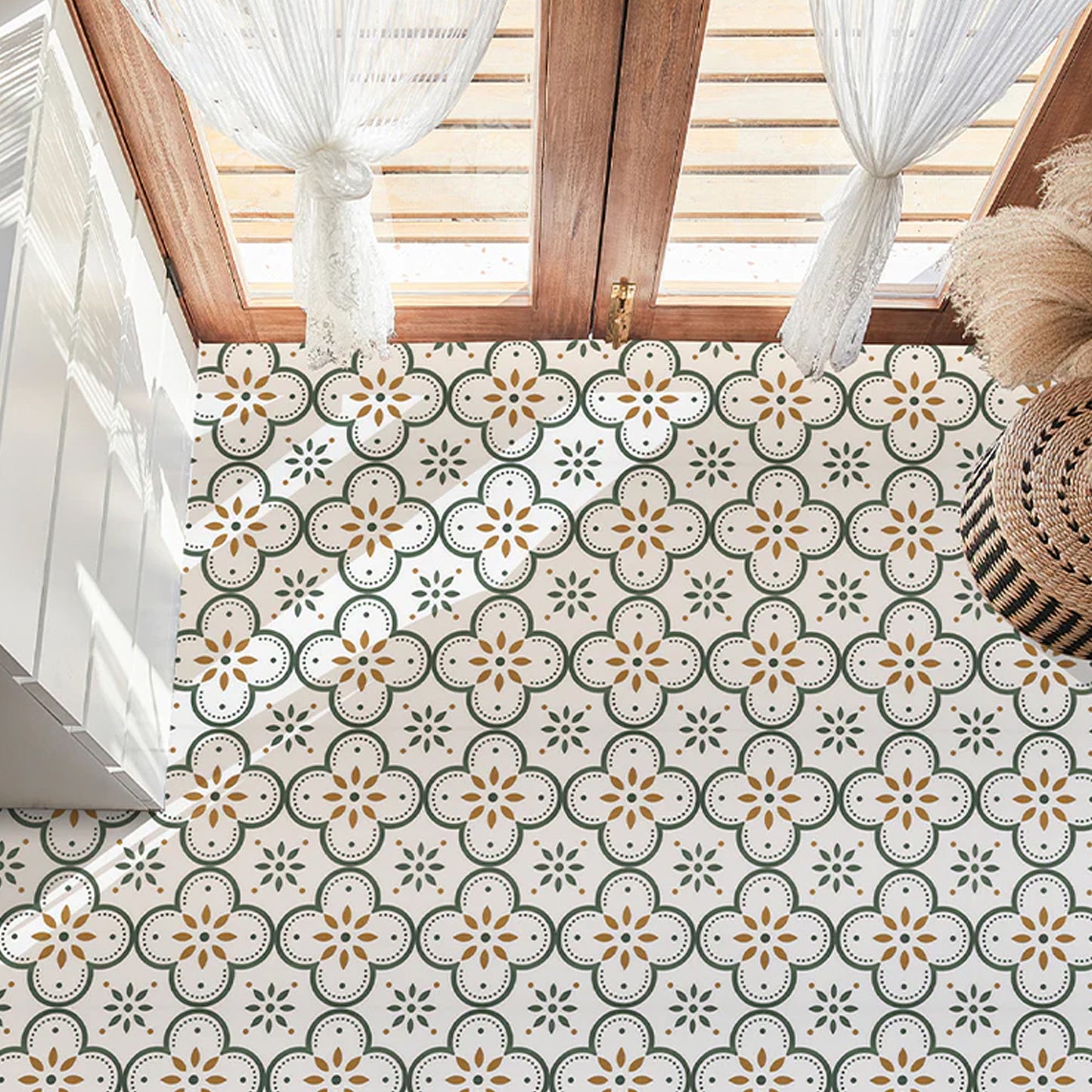 Peel And Stick Floor Tiles Kitchen  Bathroom Backsplash Sticker Detachable Waterproof Diy Tile Stickers For Wall Decoration Tiles Home Decoration (8x8 Inch  1 Pc Tiles) - Happy Price - Image 4