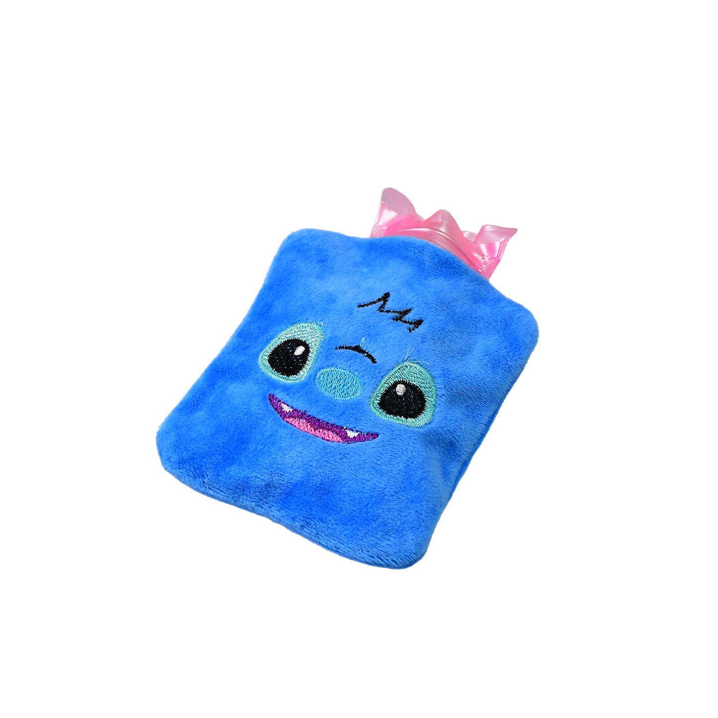 Blue Stitch Small Hot Water Bag With Cover For Pain Relief Neck Shoulder Pain And Hand Feet Warmer Menstrual Cramps. - Happy Price - Image 2