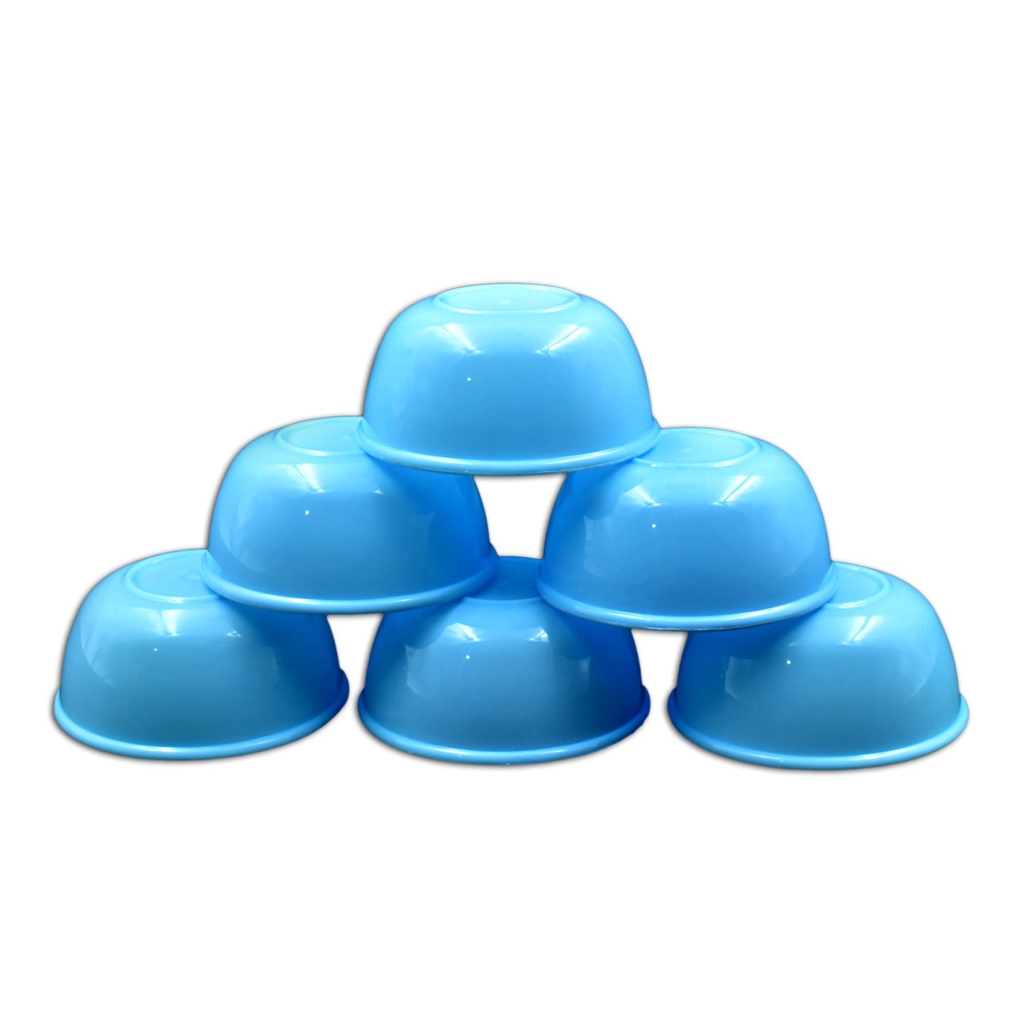 Small Plastic Bowl Set Microwave Safe Unbreakable Set Of 6 - Happy Price - Image 6