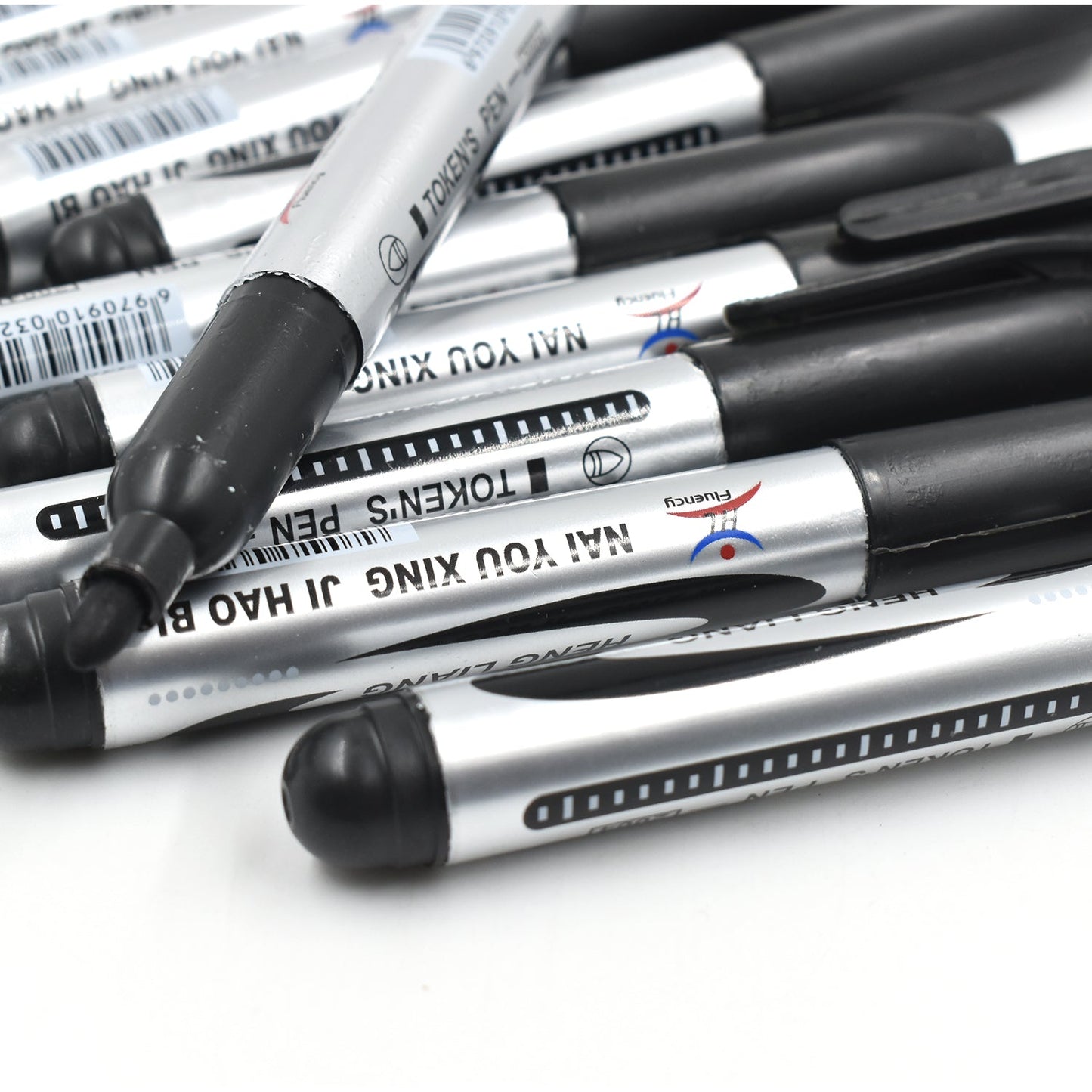 10 Pc Black Marker Used In All Kinds Of School College And Official Places For Studies And Teaching Among The Students. - Happy Price - Image 7