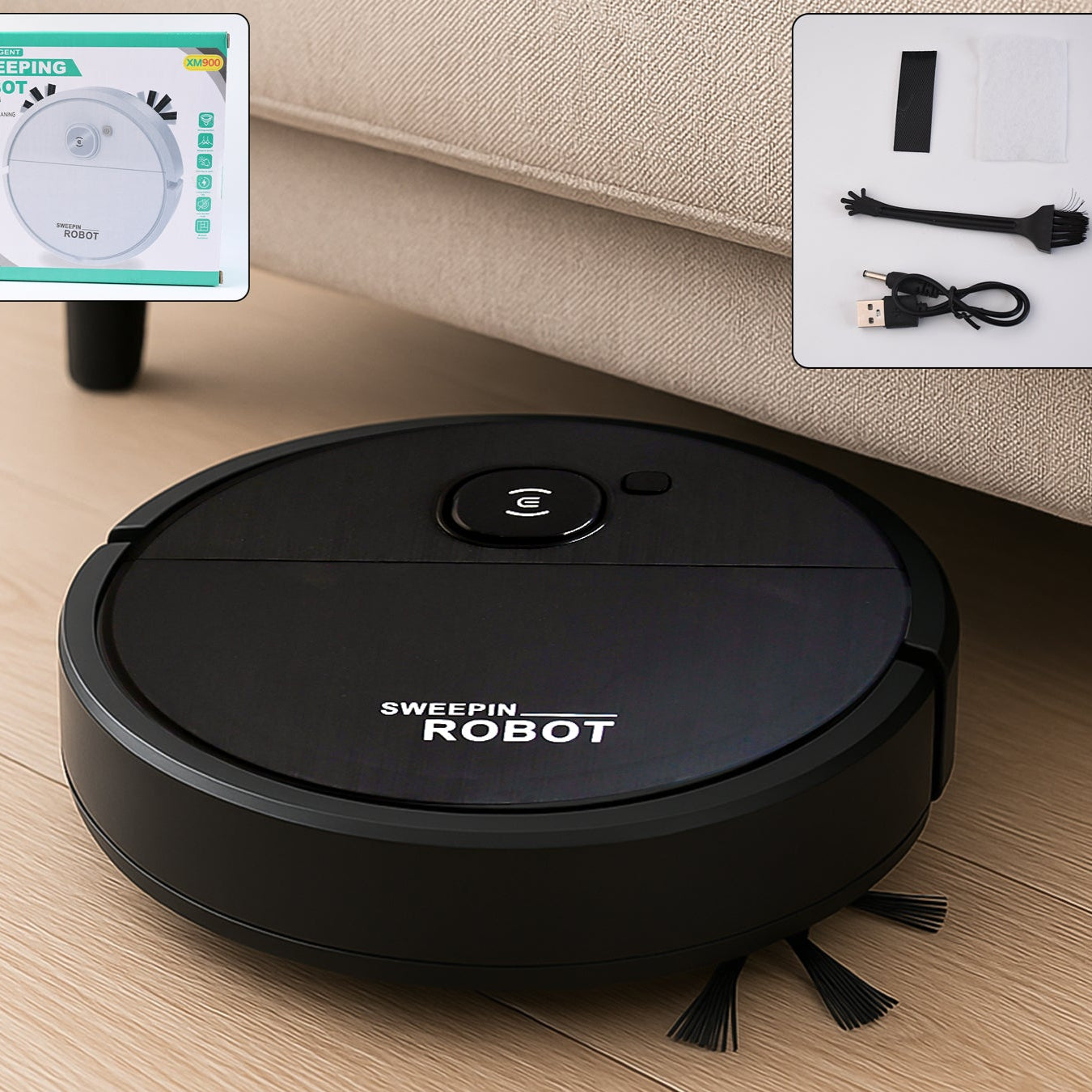 Vacuum Cleaner Sweeping Robot (1 Pc) - Happy Price - Image 1