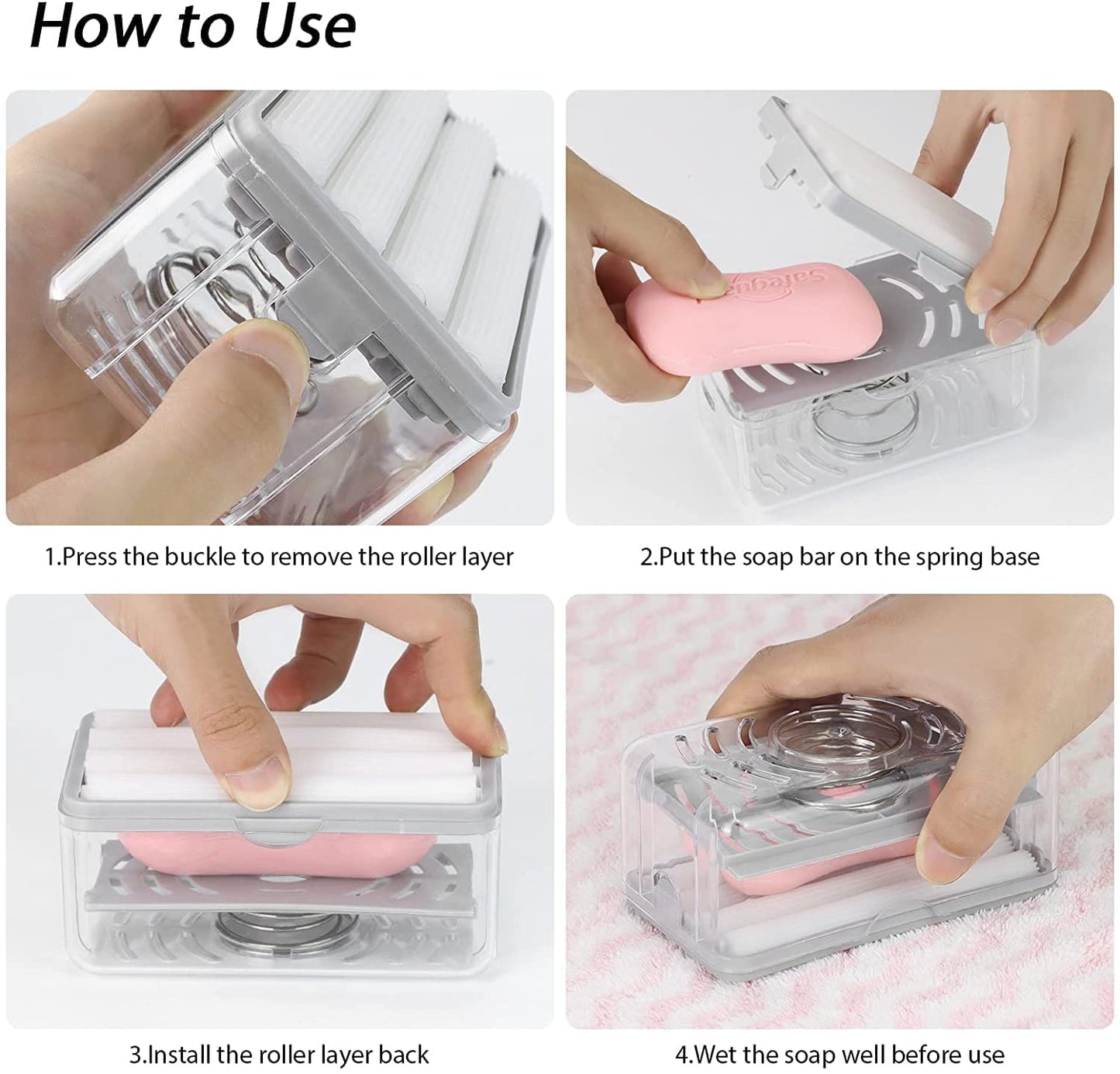 2 In 1 Soap Roller With Case (1 Pc) - Happy Price - Image 2