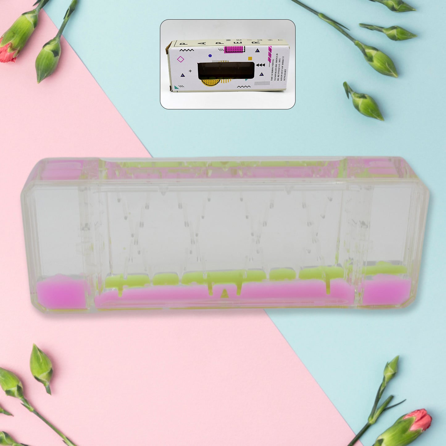 Liquid Floating Timer Motion Visual Clock Timer (1 Pc  Multi Color) - Happy Price - Image 2