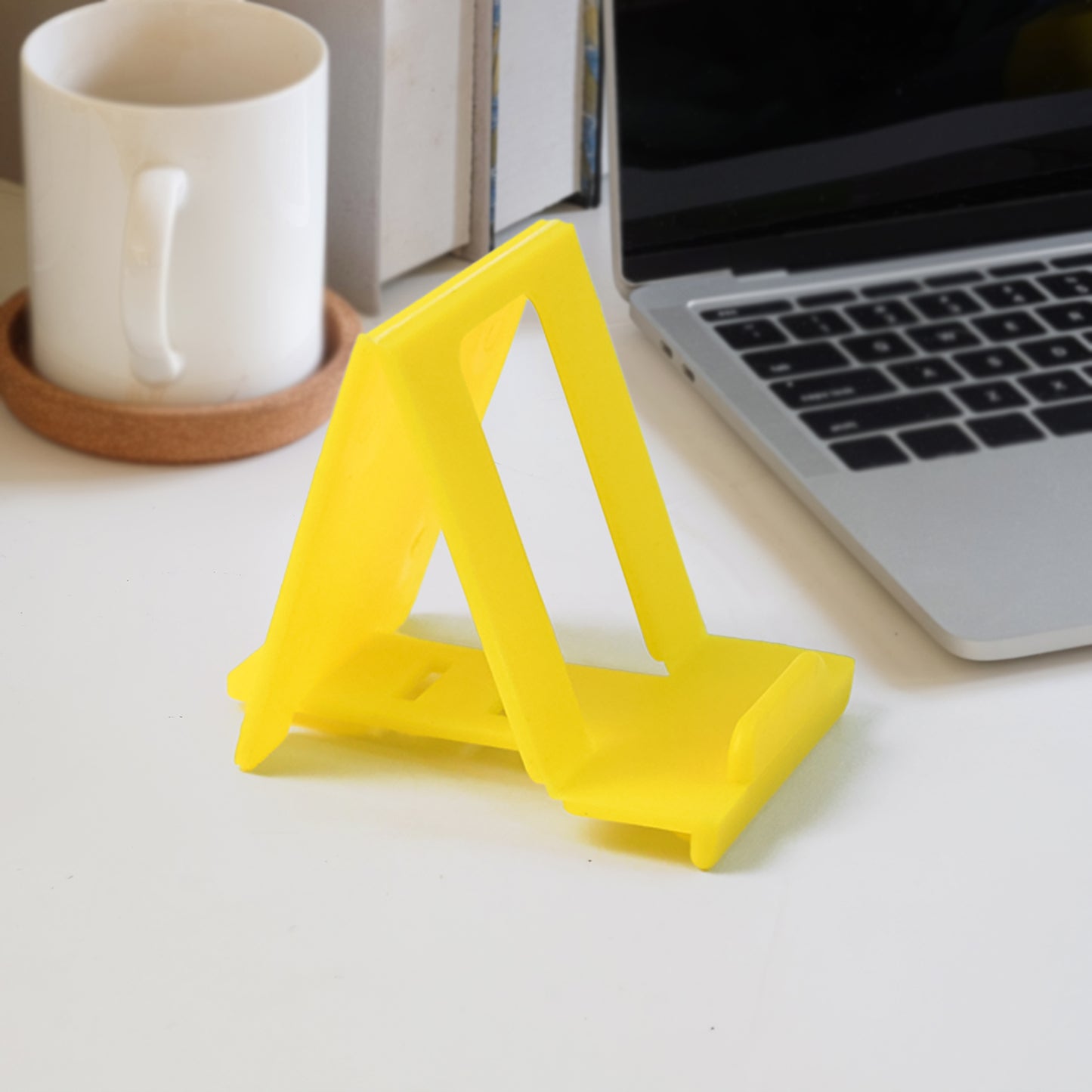 Adjustable Foldable Plastic Mobile Phone Stand (1 Pc  Mix Color) - Happy Price - Image 3
