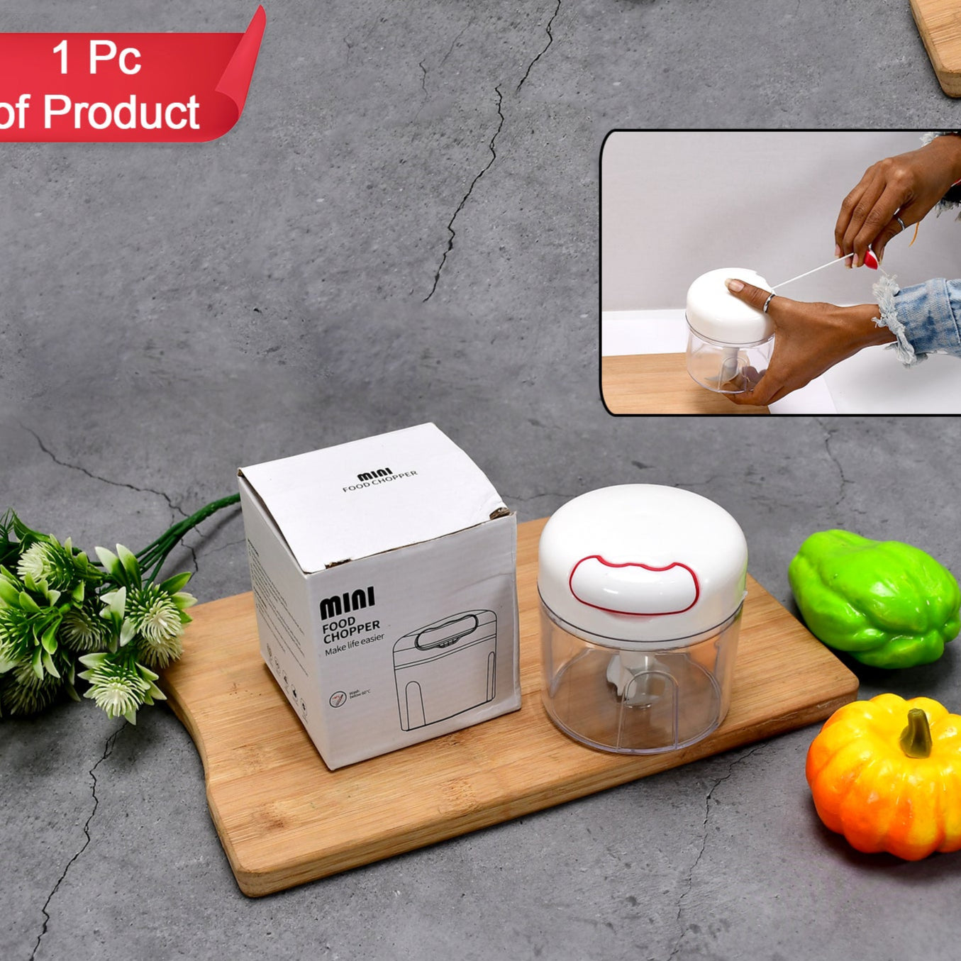 Mini Food Chopper Small For Kitchen Use - Happy Price - Image 1