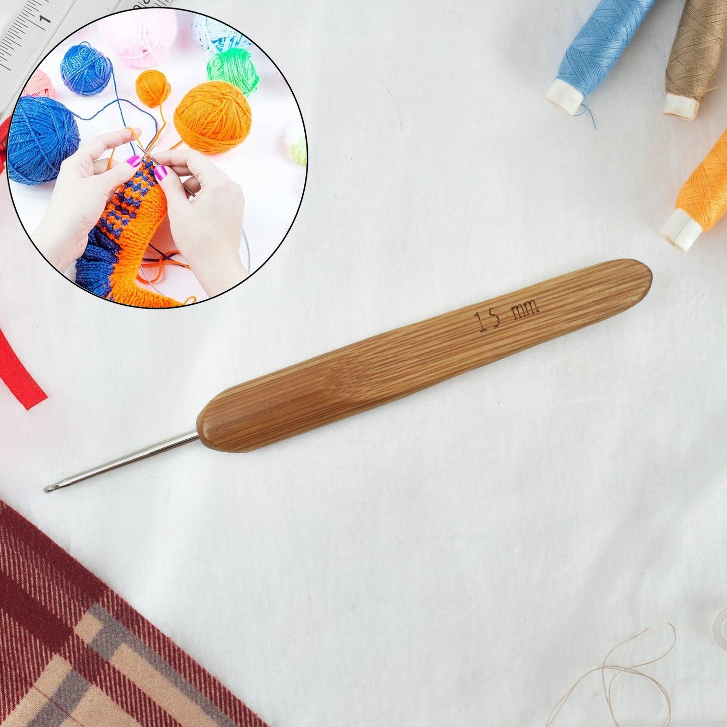 Crochet Hooks Hook Needle Stainless Steel (1 Pc  1.5 Mm) - Happy Price - Image 2