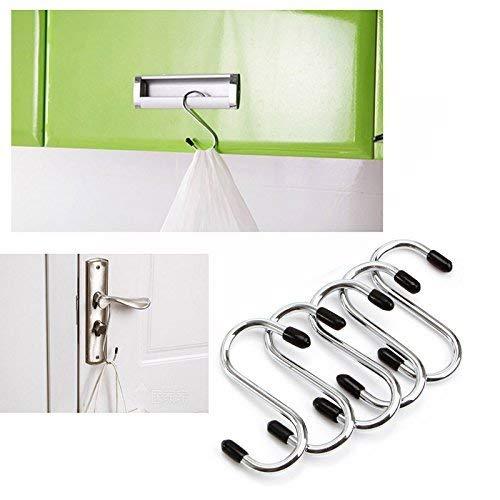 Heavy Duty S-shaped Stainless Steel Hanging Hooks - 5 Pcs - Happy Price - Image 1
