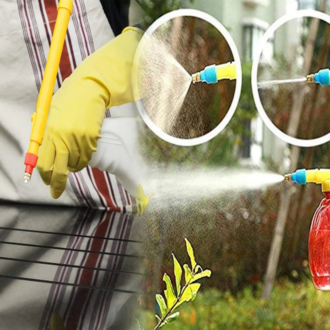 Adjustable Brass Nozzle Sprayer for Plants, Cars, and Home Cleaning (1pc)