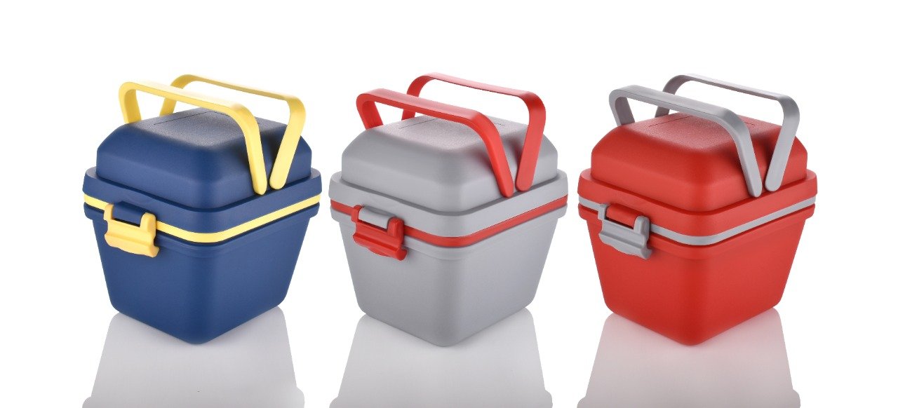 Airtight Lunch Box With Handle  Push Lock - Happy Price - Image 2