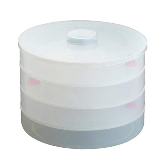 Plastic 4 Compartment Sprout Maker White - Happy Price - Image 1